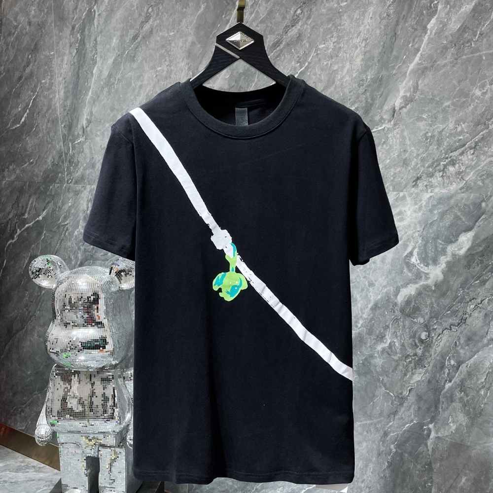 "Chill in Style: Chrome Hearts Cotton Short Sleeve Essential"